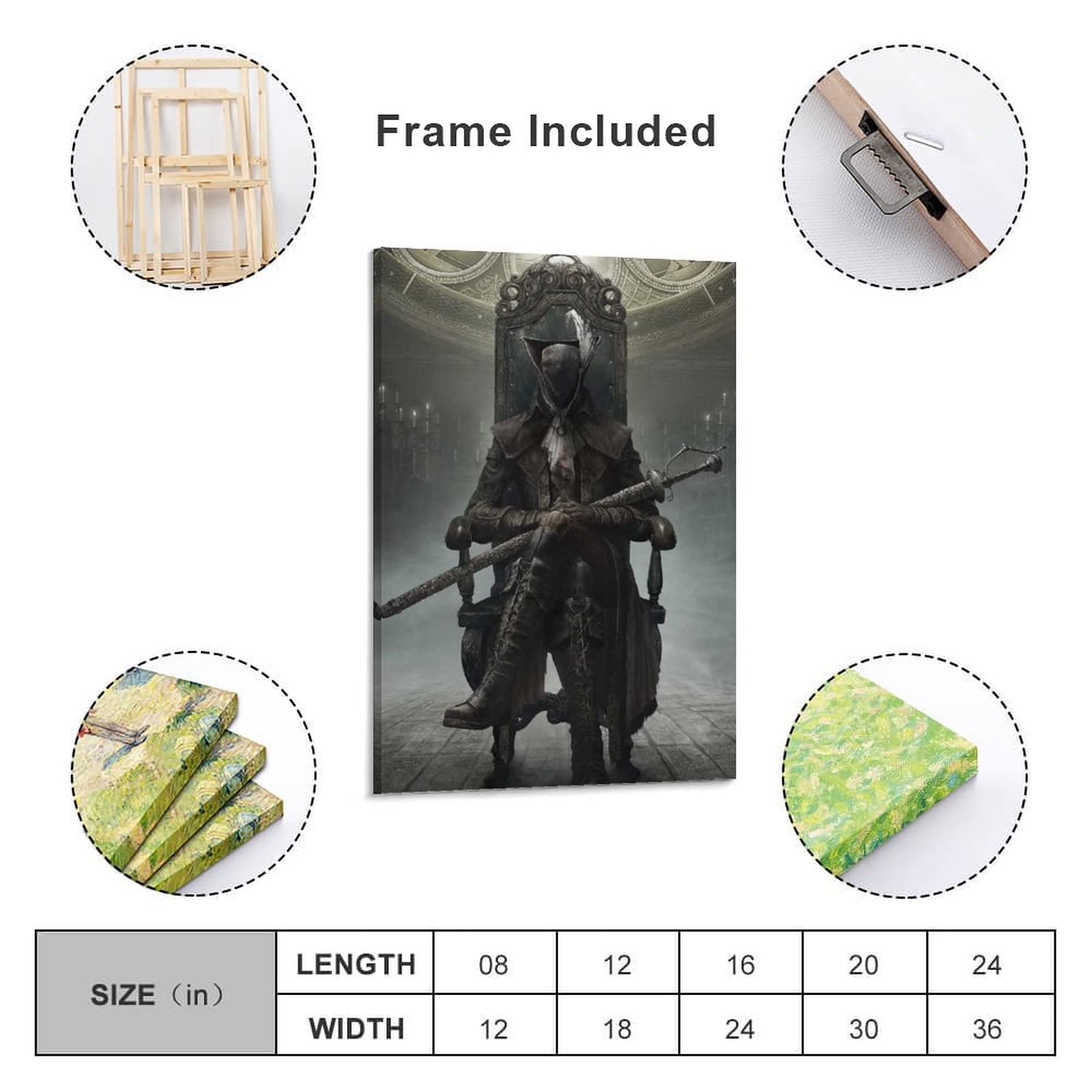 Amazon.co.jp: ポスター Bloodborneブラッドボーン 絵画 壁掛け 壁飾り